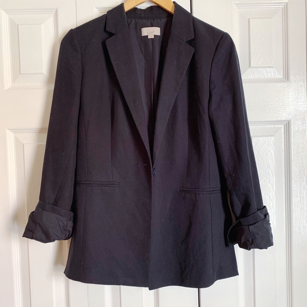 LOFT Navy Blazer